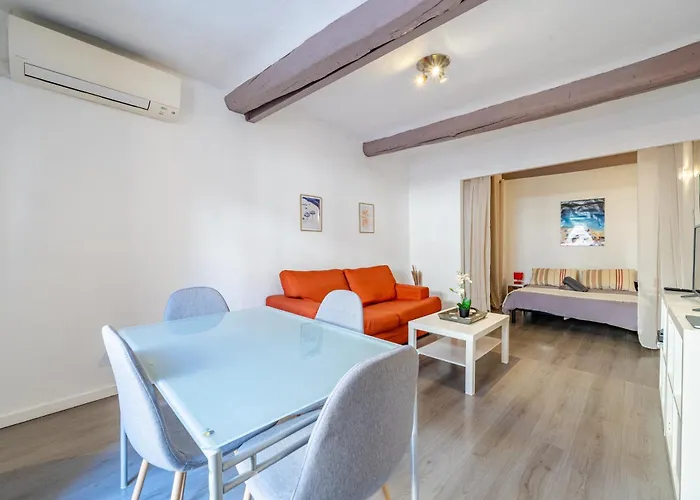 Vieux-nice 2p Climatise Balcon 아파트 *